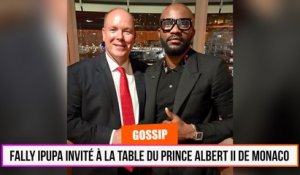 Fally Ipupa invité à la table du Prince Albert II de Monaco