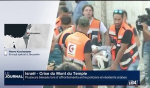 Israël - Crise du Mont du Temple: atmosphère tendue à Jérusalem, plus de 50 blessés