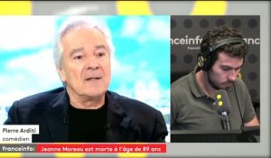 Mort de Jeanne Moreau : "Elle a illuminé notre art et la vie de beaucoup de monde", réagit Pierre Arditi