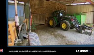 L'amour est dans le pré 2017 : Dans son tracteur, un agriculteur fait une déclaration à sa prétendante (vidéo)
