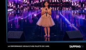 America's Got Talent : Une fillette de 9 ans éblouit le jury avec une performance vocale époustouflante (vidéo)