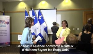 Québec face à l'afflux d'Haïtiens fuyant les Etats-Unis
