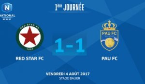J1 : Redstar FC - Pau FC (1-1), le résumé