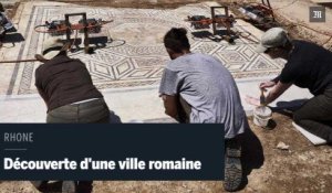Une ville romaine enfouie découverte sur les rives du Rhône