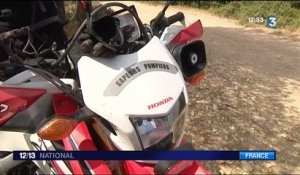 Canicule : des pompiers à moto pour repérer les départs de feu