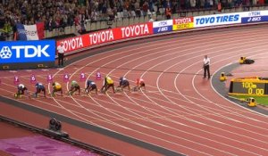 Mondiaux 2017 - Bolt termine en bronze