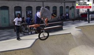 VIDEO. Châtellerault : Le skatepark de la Manu ne désemplit pas