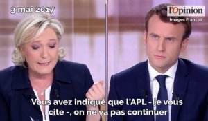 Face à Marine Le Pen, Emmanuel Macron assurait qu’il ne toucherait pas aux APL