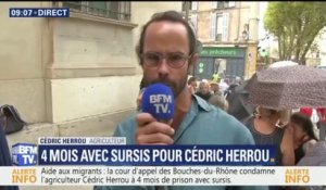 "J'ai l'impression de ne pas être du tout entendu par la justice", témoigne Cédric Herrou après