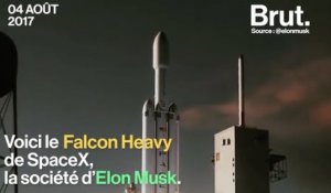 Elon Musk présente le Falcon Heavy, son booster hyper puissant