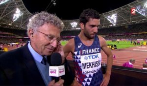 Mondiaux d’athlétisme : Mekhissi "Je n'étais pas en confiance aujourd'hui"
