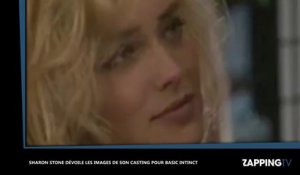 Sharon Stone dévoile les images inédites de son casting pour le film culte "Basic Instinct" (vidéo)