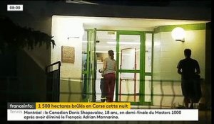 Incendies en Haute-Corse: Un homme a été placé en garde à vue dans la nuit - Il est soupçonné d’avoir provoqué 5 départs