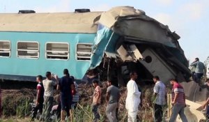 Terrible collision entre 2 trains en Egypte !
