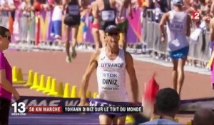 50 km marche : Yohann Diniz remporte la médaille d'or