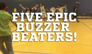 Five Epic Buzzer Beater Basketball Shots !