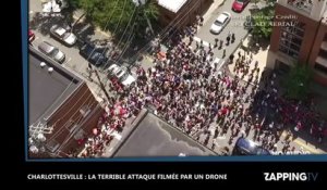 Charlottesville : La terrible attaque filmée par un drone, les images chocs (Vidéo)