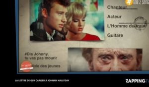 Johnny Hallyday : "Te casse pas Johnny", le message émouvant de Guy Carlier à son idole (vidéo)