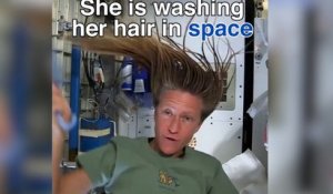 Comment se laver les cheveux dans l'espace !