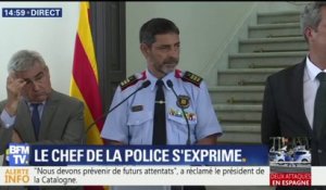 Attentats en Espagne: les auteurs préparaient "une attaque de plus grande envergure", déclare la police catalane