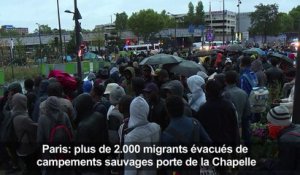 Nouvelle évacuation de campements de migrants à Paris