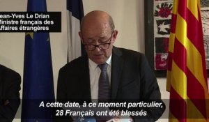 Barcelone: 28 Français blessés dont 8 grièvement (Le Drian)