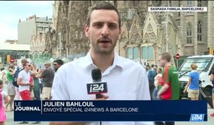Fin de la messe solennelle en hommage aux victimes des attentats de Barcelone