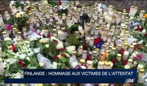 Finlande: hommage aux victimes de l'attentat de Turku