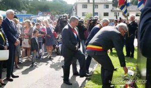 Hommage aux victimes de la catastrophe de Martelange