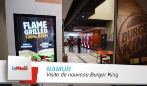 Visite du nouveau Burger King à Namur