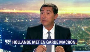 ÉDITO -  Hollande met en garde Macron, "c’est une opération concertée"
