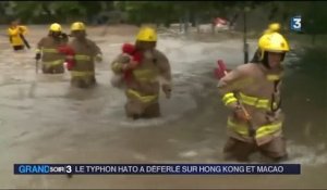 Un puissant typhon tue à Hong Kong et Macao