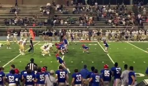 Trisomique, un lycéen marque un touchdown dans une ambiance folle