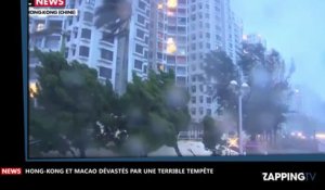 Hong-Kong et Macao dévastés par une tempête, 62 blessés recensés (vidéo)