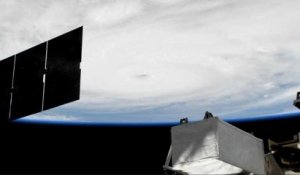 2 minutes de l'ouragan Harvey filmé depuis l'ISS