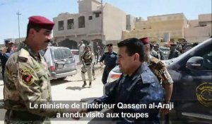 Tal Afar: visite aux troupes du ministre de l’intérieur irakien