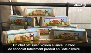 Un chef lance le premier bloc de chocolat made in Côte d'Ivoire