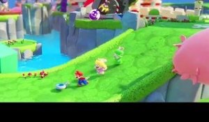 MARIO + THE LAPINS CRETINS Kingdom Battle Gameplay (E3 2017)