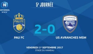 J5: Pau FC – US Avranches MSM (2-O), le résumé