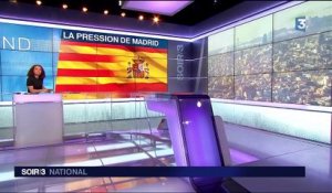 Référendum catalan : la pression de Madrid