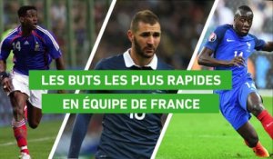 Foot - Bleus : Les buts les plus rapides