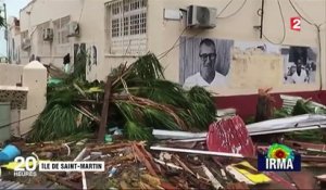 Ouragan Irma : scènes de dévastation sur l'île de Saint-Martin