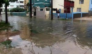 A Cuba, Irma a inondé la côte, y compris à La Havane