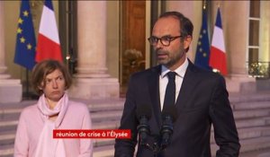 Ouragans : "La solidarité (...) n'est pas un vain mot", dit Édouard Philippe