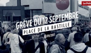 Manifestation du 12 septembre : place de la Bastille