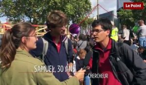 Manifestation du 12 septembre : Samuel, chercheur.