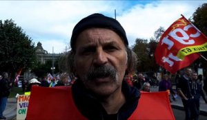 Manifestation à Strasbourg : interview de Jacky Wagner (CGT)