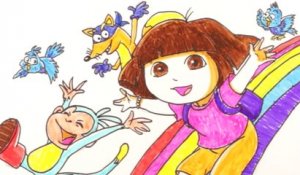 1, 2, 3… Coloriage ! | Dora l'Exploratrice | Super rainbow | Épisode entier | NICKELODEON JUNIOR