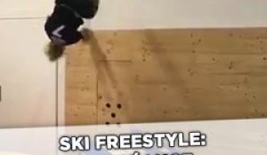 Un skieur freestyle dévoile une séance d'entraînement complètement dingue