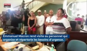 Ouragan Irma - Emmanuel Macron : une sinistrée demande de l'aide psychologique au Président (vidéo)